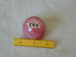 594: Rhodochrosite Sphere by ZUHL